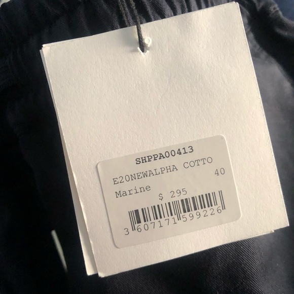 Sandro Mens Marine Straight-leg Pants Size 40/30us - Picture 8 of 10